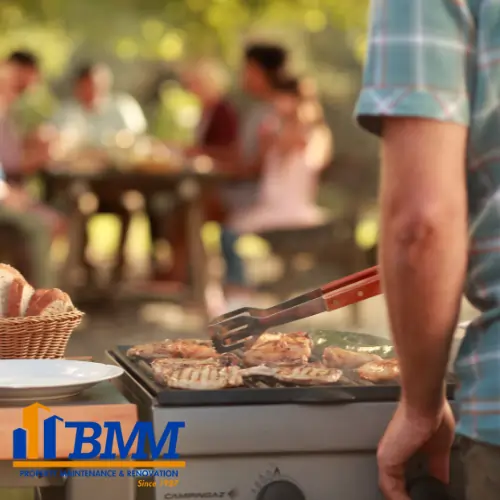 Grilling safety for multi-family residents